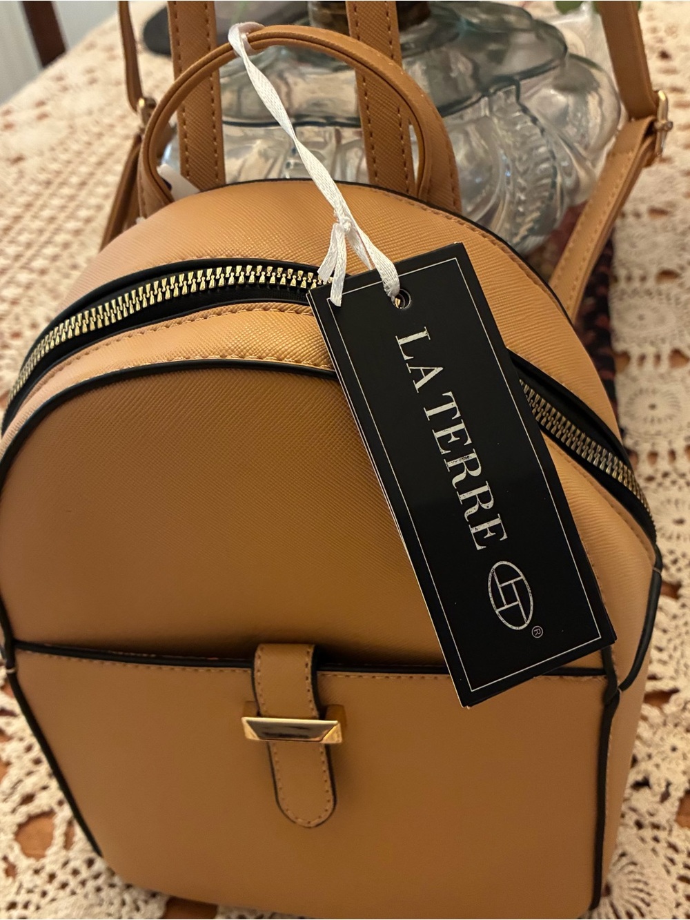 NWT La Terre Women's Mini Backpack - Picture 5 of 11
